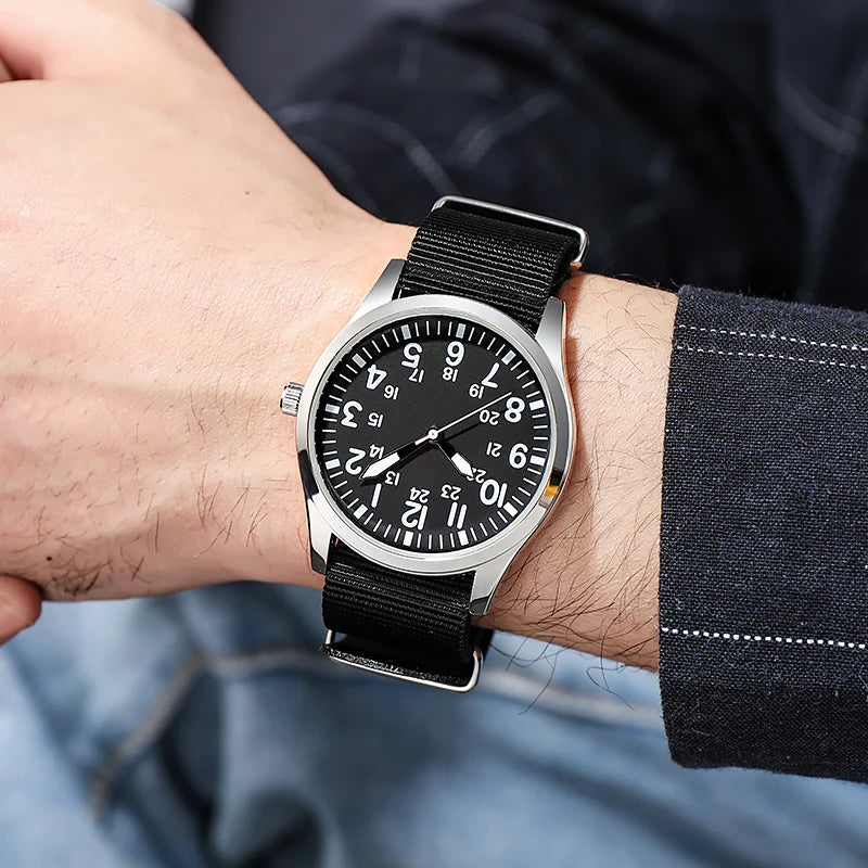 Field Watch with Steel Band (Quartz)