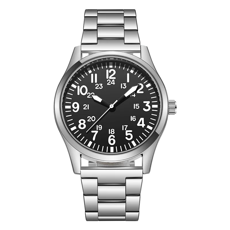 Field Watch with Steel Band (Quartz)