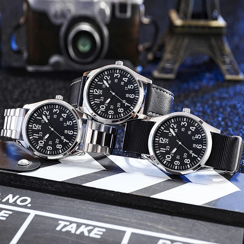 Field Watch with Steel Band (Quartz)