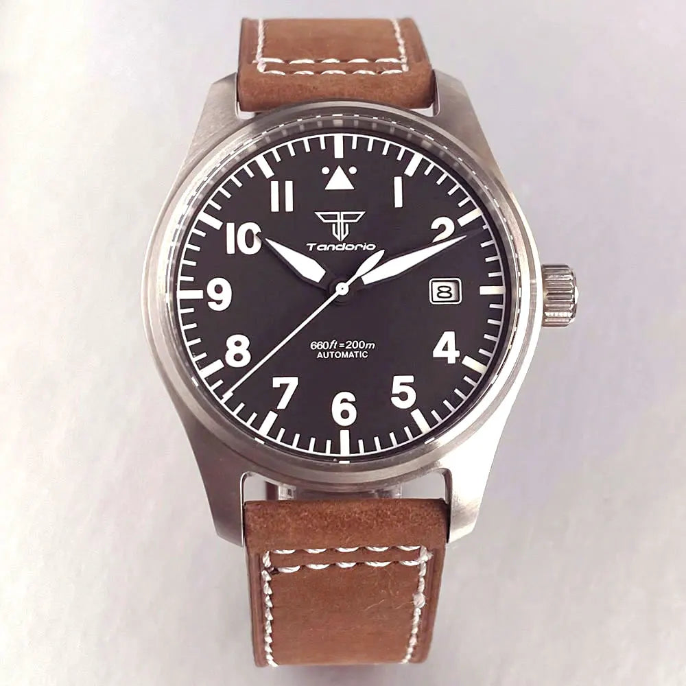 Automatic 39mm Pilot's Diving Watch W/Sapphire Crystal (Miyota8215 Movement)