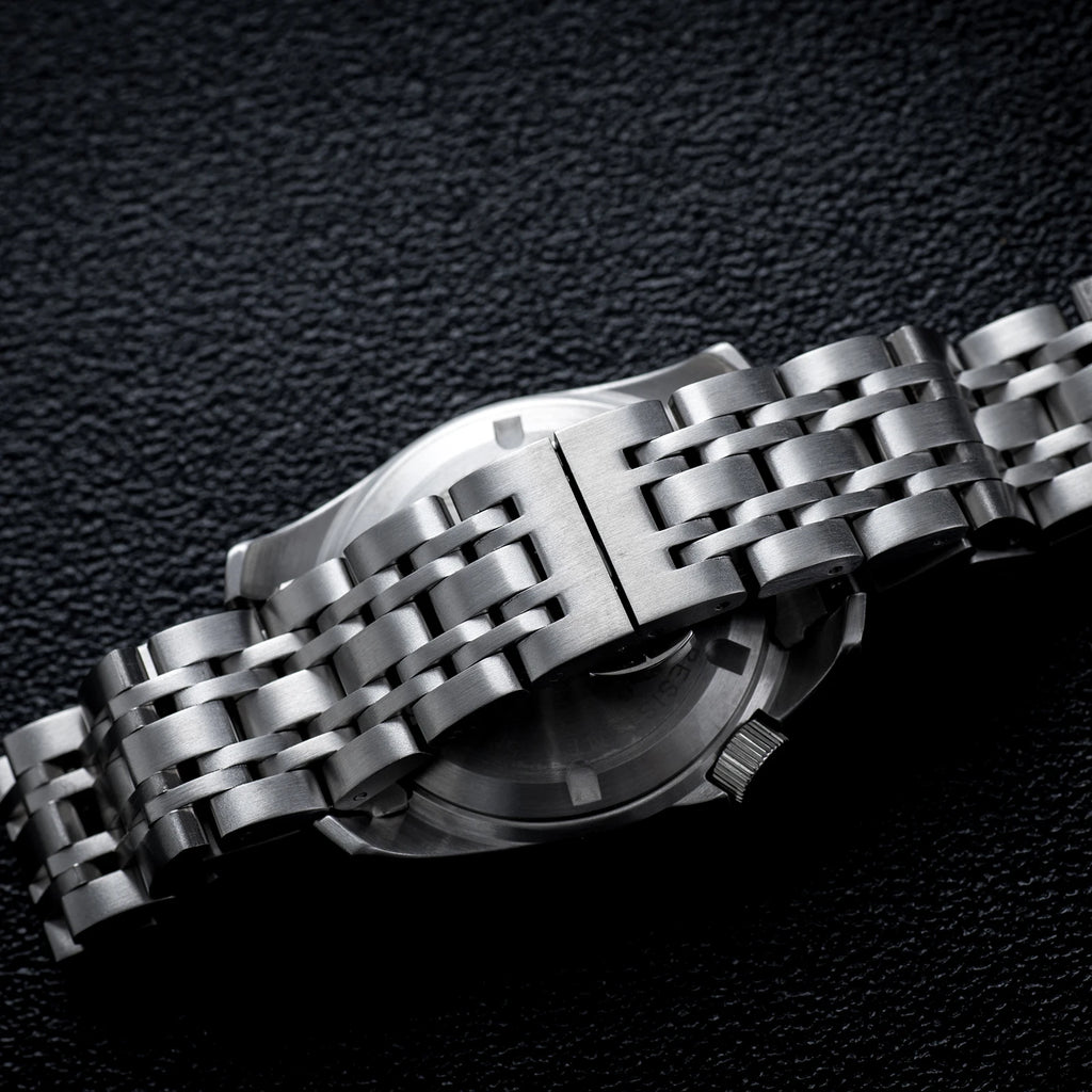 Aimimo Luxury Pilot W/ Saphire Crystal (Quartz)