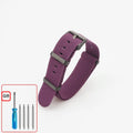 Washable Elastic Nylon Watchband For Seiko 60s French Troops Parachute Bag Nato Strap 18mm 20mm 22mm Outdoor waterproof bracelet