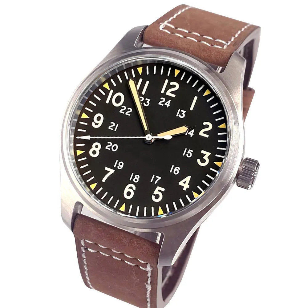 Automatic 39mm Pilot's Diving Watch W/Sapphire Crystal (Miyota8215 Movement)
