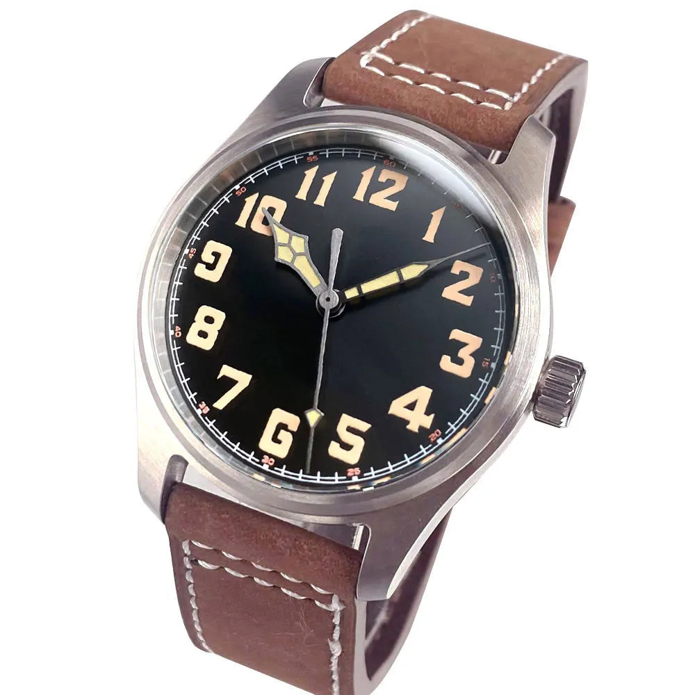 Automatic 39mm Pilot's Diving Watch W/Sapphire Crystal (Miyota8215 Movement)