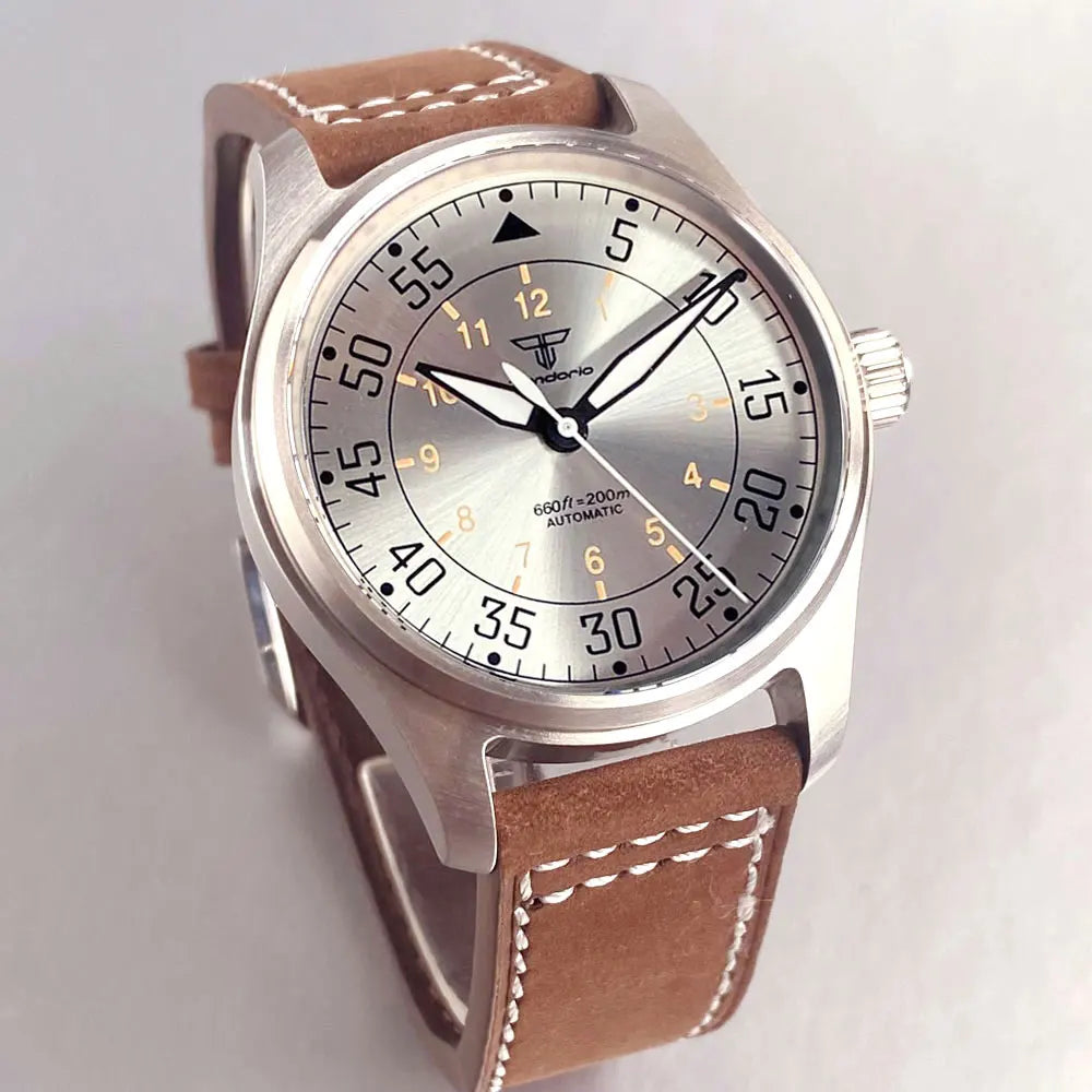 Automatic 39mm Pilot's Diving Watch W/Sapphire Crystal (Miyota8215 Movement)