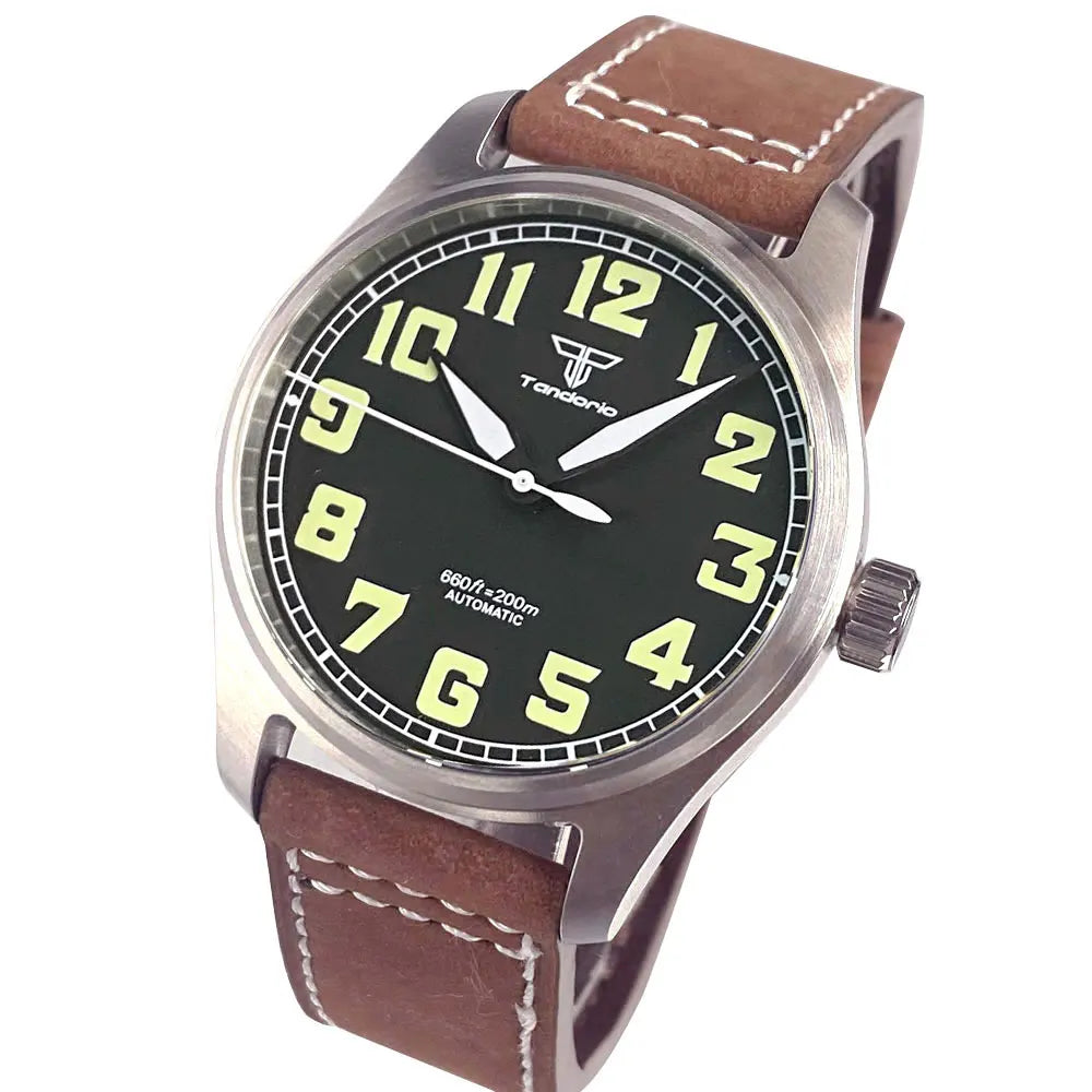 Automatic 39mm Pilot's Diving Watch W/Sapphire Crystal (Miyota8215 Movement)