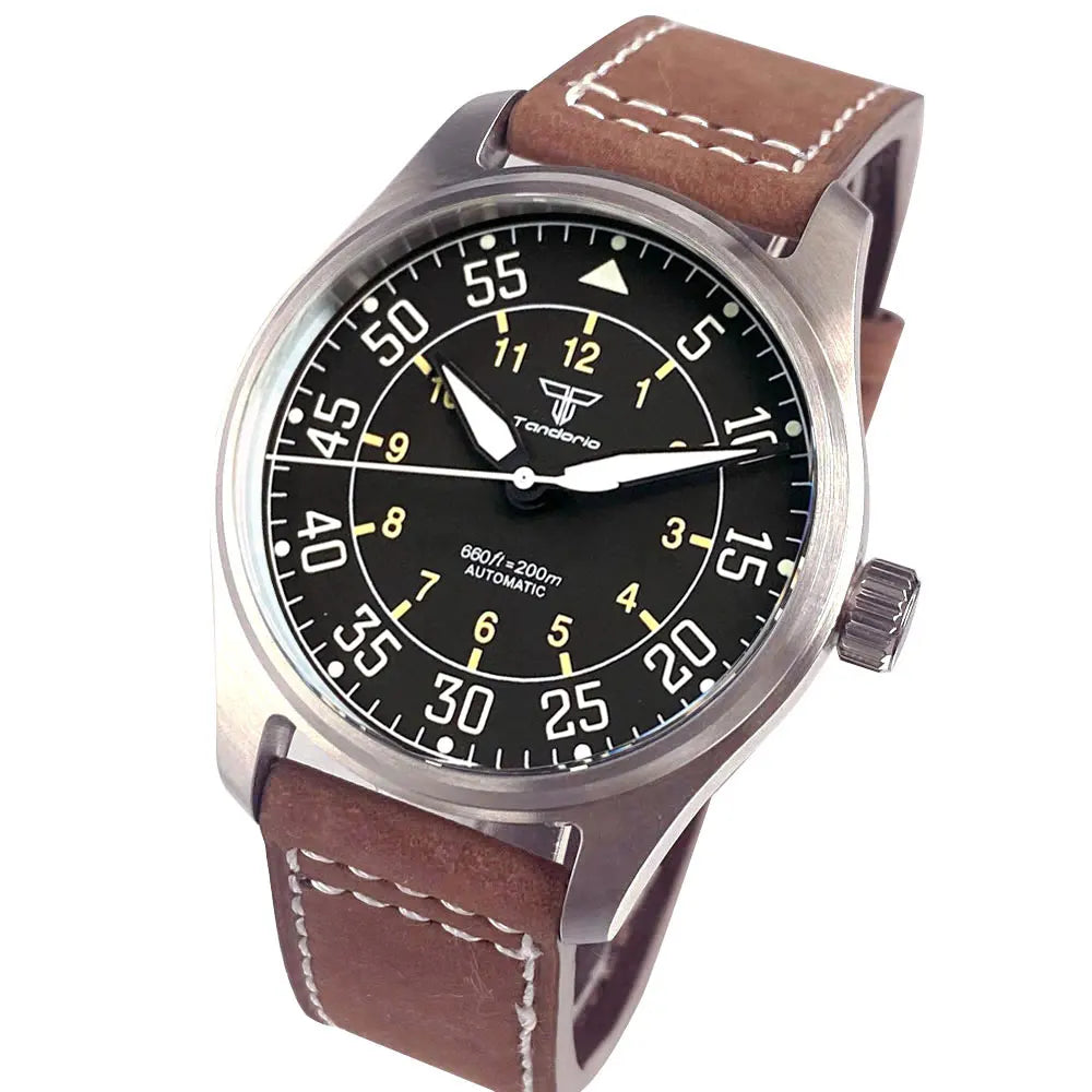 Automatic 39mm Pilot's Diving Watch W/Sapphire Crystal (Miyota8215 Movement)