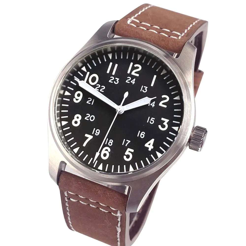Automatic 39mm Pilot's Diving Watch W/Sapphire Crystal (Miyota8215 Movement)