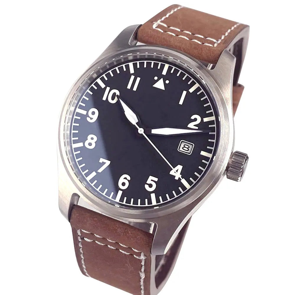 Automatic 39mm Pilot's Diving Watch W/Sapphire Crystal (Miyota8215 Movement)