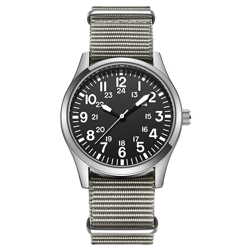 Field Watch with Steel Band (Quartz)