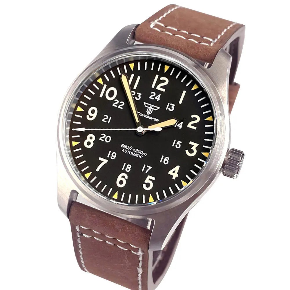 Automatic 39mm Pilot's Diving Watch W/Sapphire Crystal (Miyota8215 Movement)