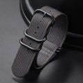 Nylon Braided Watch Band Men Women Smart Watch Straps Woven Canvas Sport Bracelets 5-ring Buckle Universal Replacement Wristband