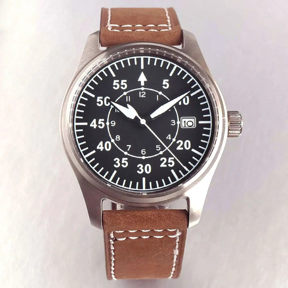 Automatic 39mm Pilot's Diving Watch W/Sapphire Crystal (Miyota8215 Movement)