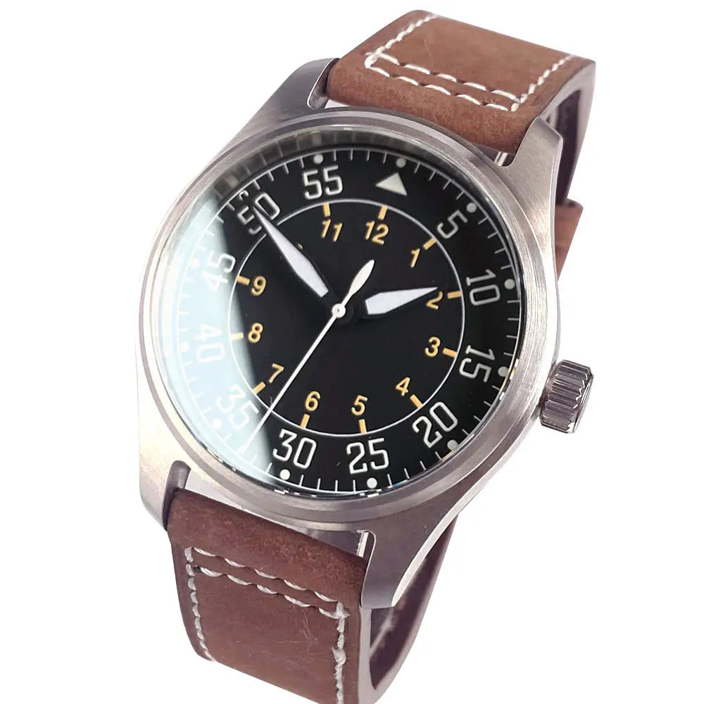 Automatic 39mm Pilot's Diving Watch W/Sapphire Crystal (Miyota8215 Movement)